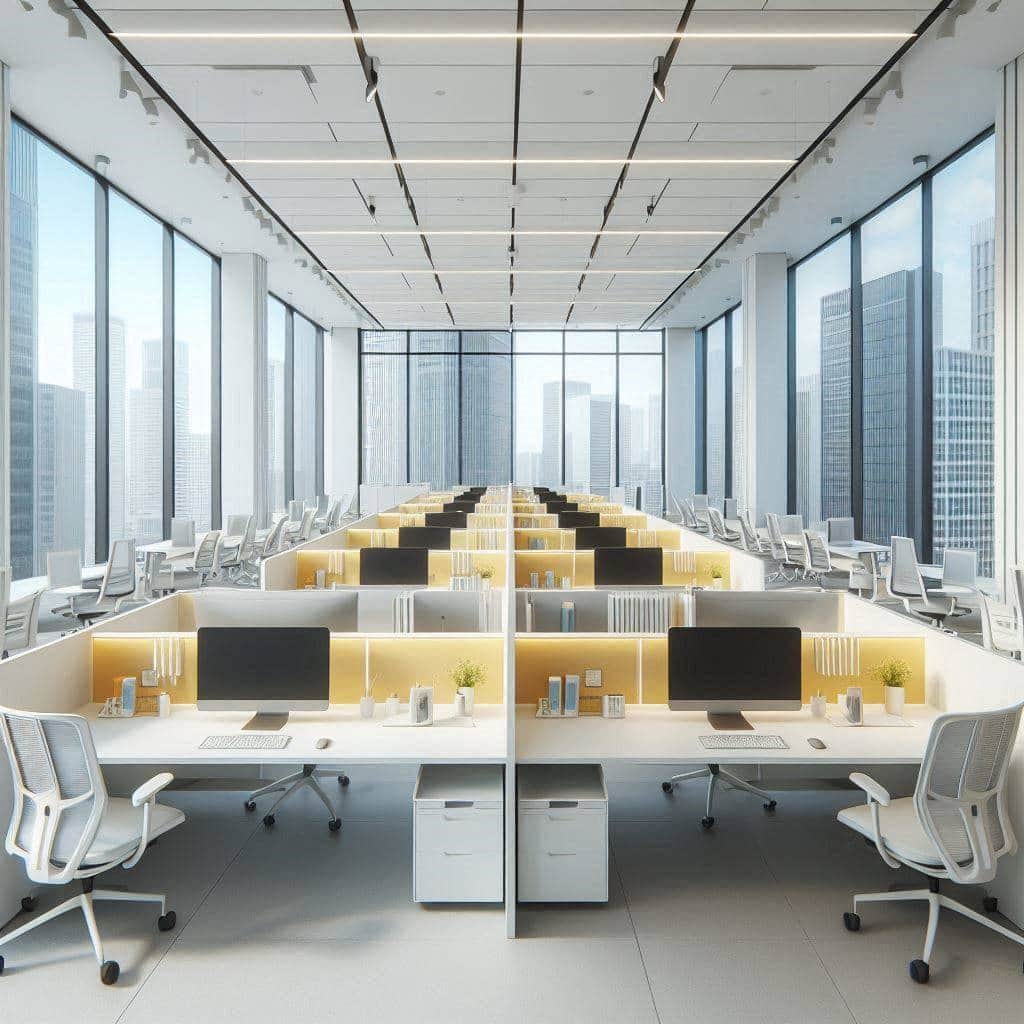 设计团队在写字楼办公推进办公区绿植配置时遇到供应商连续来访该怎么协调